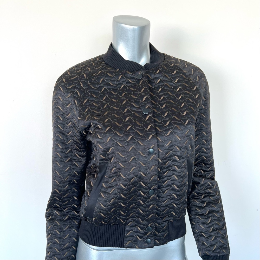 AllSaints women satin bomber jacket size 8 US